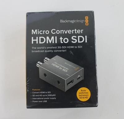 Blackmagic Design Micro Converter HDMI to SDI 3G - Brand New Sealed