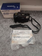 Olympus AZ-200 Superzoom Retro Point & Shoot 35mm Camera ? Boxed with Manual 