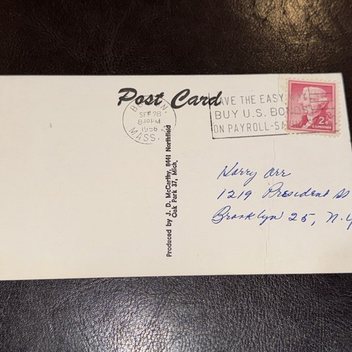 Ike Delock Autographed Signed J. D. McCarthy Postcard BAS Beckett Boston Red Sox - Picture 4 of 5