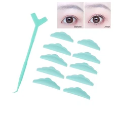 Eyelash Lash Perm Tools 5 Pairs Eyelash Lash Perm Silicone Pads 10 Pieces Y