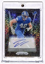 2024 Panini Prizm Deca #S-JCL Jack Campbell Prizm Auto 8/25 (em1)
