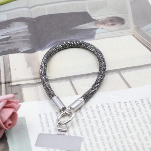 Bright Rhinestone Phone Lanyard Diamond Crystal Keychain Phone Accessories - Photo 16 sur 21