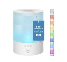 2.5L Top Fill Humidifier Color Changing Night Light