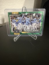 2026 Topps Series 1 Milwaukee Brewers Team Card Green Cracked Ice /99