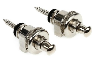 Schaller S-Locks Security Strap Locks - Nickel (2-pack) Bundle