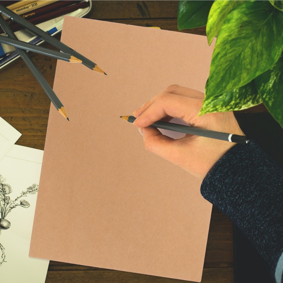 Thick Light Brown Kraft Paper for Wedding Art Painting Paper Durable ...