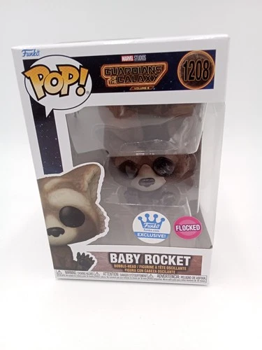 Funko Pop!	Marvel Guardians of the Galaxy #1208 Baby Rocket Exclusive Flocked