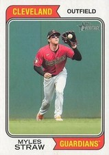 2023 Topps Heritage #166 Myles Straw L!