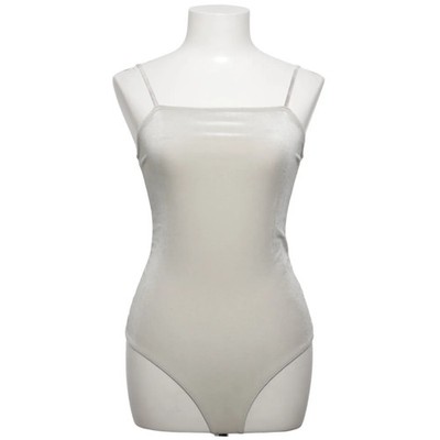 Bik Bok, Body, Größe: S, Grau, Elasthan/Polyester, Einfarbig, Damen, Samt #7UP