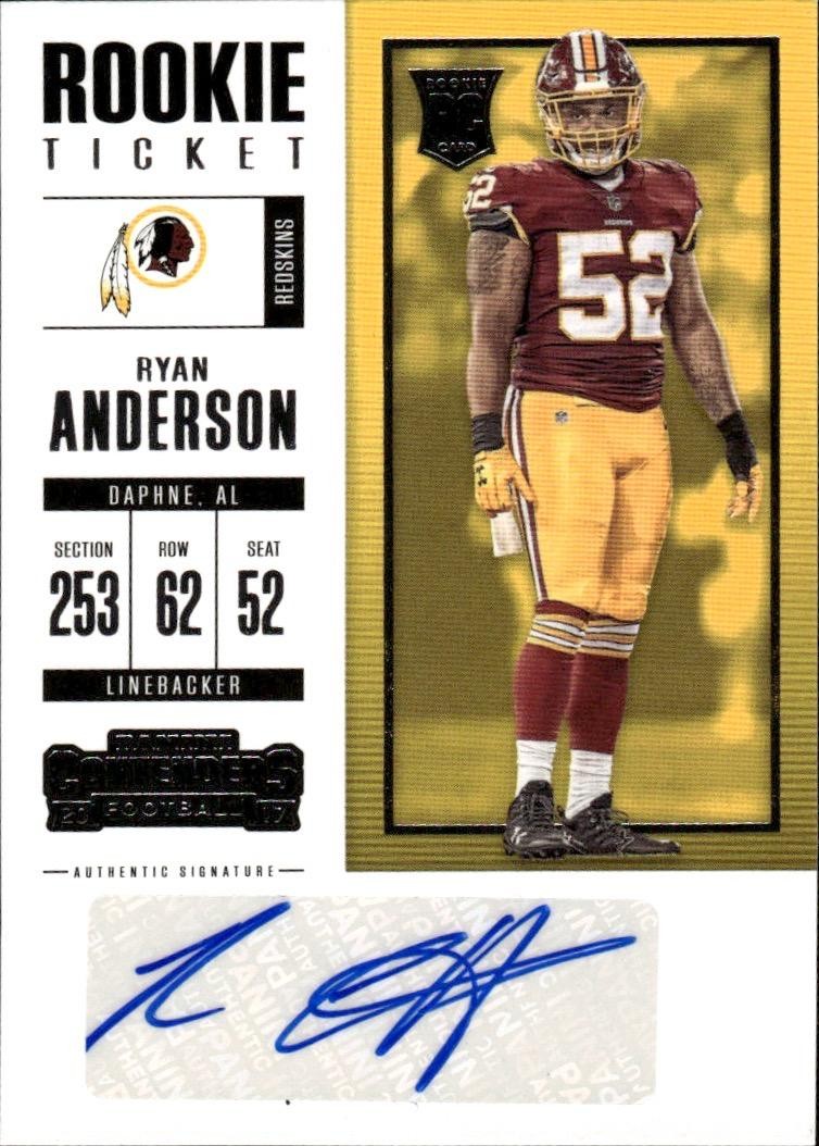 Ryan Anderson Panini Contenders #224 Base