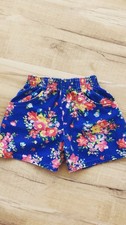 Vintage 1990s OshKosh Girls Floral Elastic Waist Casual Shorts, Size 6