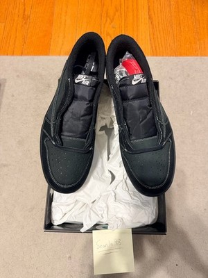 Travis Scott Air Jordan 1 Retro Low OG SP Black Phantom*NIB*MEN 12.5*DM7866-001