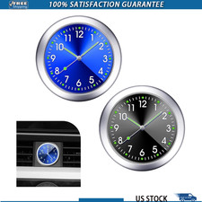 2 Mini Car Clocks Luminous Stick-on Vent Clocks Dashboard Universal Bike Home 2 Mini Car Clocks Luminous Stick-on Vent Clocks Dashboard Universal Bike Home