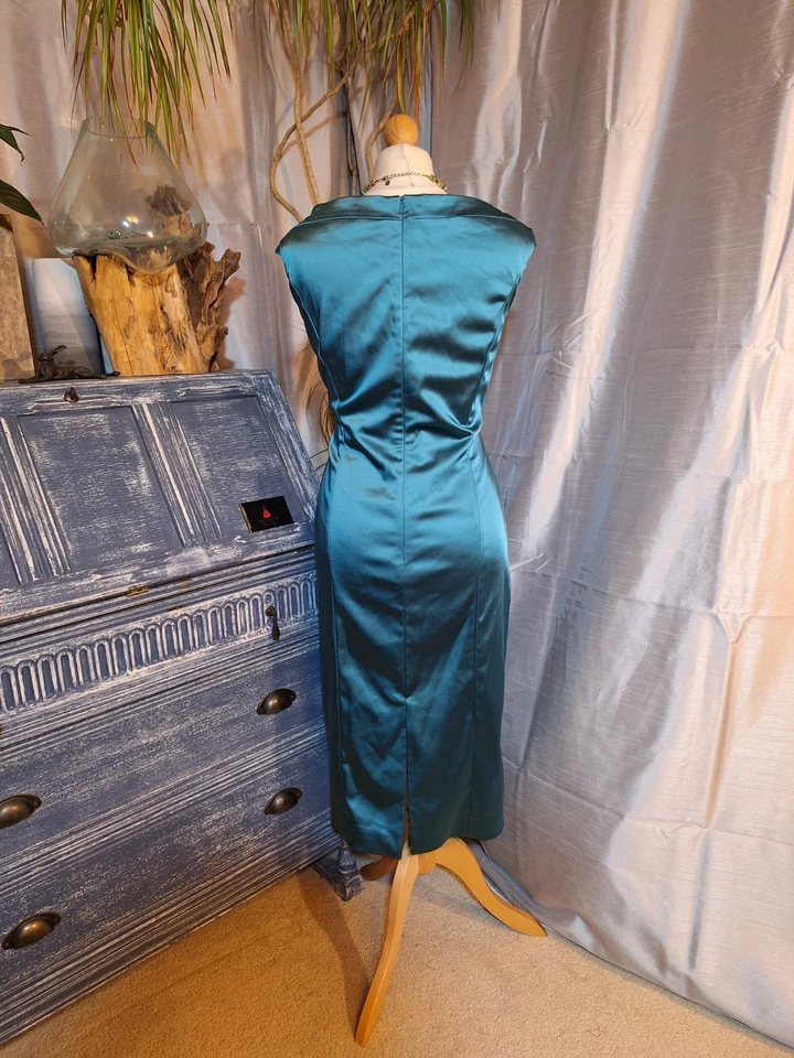 Coast turquoise / green Silk Dress UK16 – Wedding / Party / Evening / Formal - Image 3 of 4