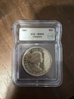New Listing1961 Canada Silver Dollar MS65