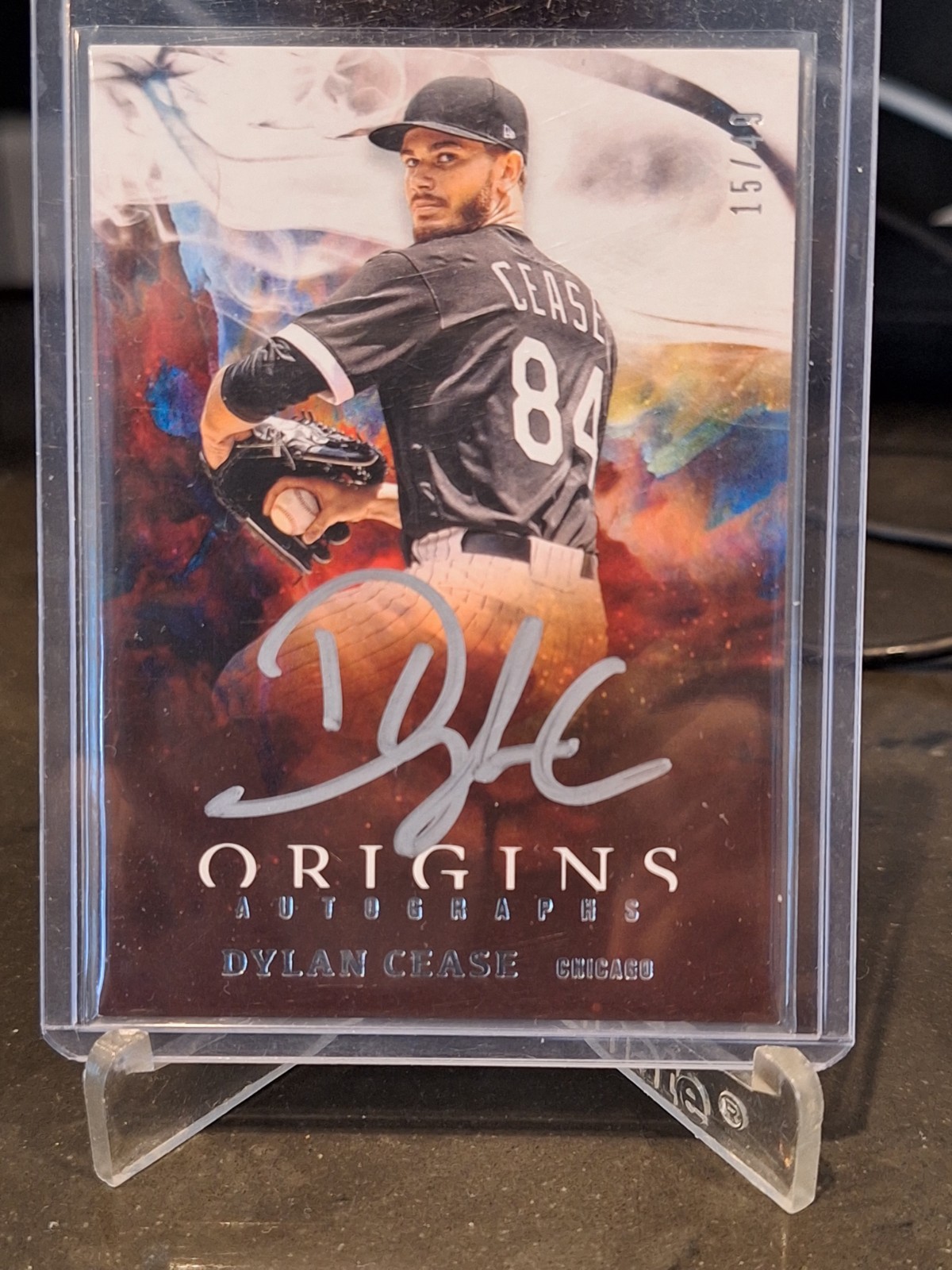 Dylan Cease RC 2020 Panini Origins SILVER On-Card Rookie Auto # 15/49 SOX