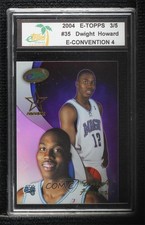 2004-05 eTopps Anaheim E-Convention 4 3/5 Dwight Howard #35 HOF 0ad