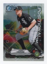 2021 Bowman #POS-AV Andrew Vaughn Chrome Positional Promise White Sox