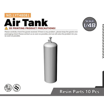 LYT48081 1/48 Car &Railroad Accessory Props Display Gas Cylinder Tank Air Bottle