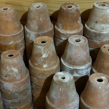 Multi Avail: Lot/Set of 6 Small Mini Clay Ter...