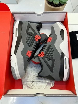 Air Jordan 4 Retro Infrared Size 9.5 With OG Box