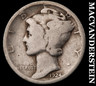 1924-D Silver Mercury Dime - Scarce Semi-key Better Date No Reserve #M8208 Mercury