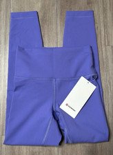 lululemon wunder train leggings 28" charged indigo size 6