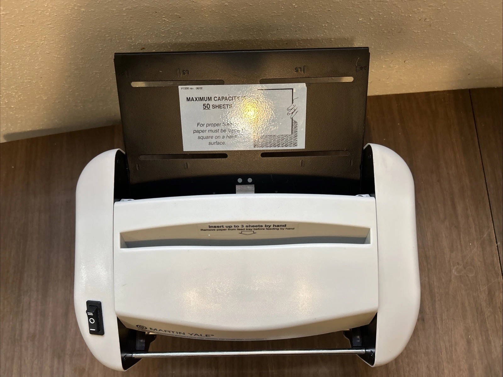 Martin Yale P7200 Type 395 Automatic Folding Machine FOR PARTS