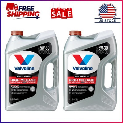 Valvoline Full Synthetic High Mileage with MaxLife Technologyl 5W-30 Motor Oil