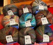 Berroco Millefiori Light Sport wt Yarn - 9  colorways