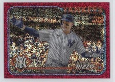 2024 Topps Chrome Magenta Speckle Refractor 24/350 Anthony Rizzo #127 14md
