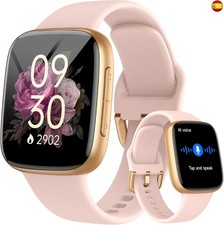 Reloj Inteligente Mujer 1.85" AMOLED Smartwatch Mujer con Llamadas y Asistente