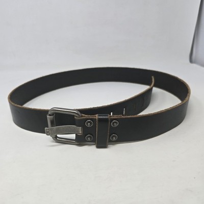 Calvin Klein Jeans Black Genuine Leather Belt Size 40 Thick  display picture 2