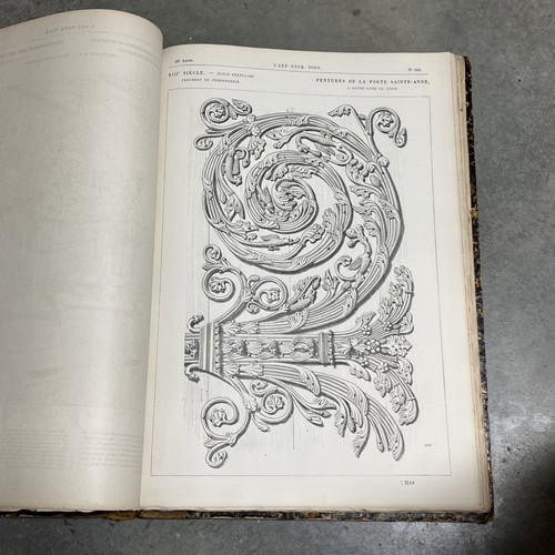 L'ART pour TOUS, Art for All, Encyc of Industrial & Decorative Art (1863) REIBER - Picture 11 of 19