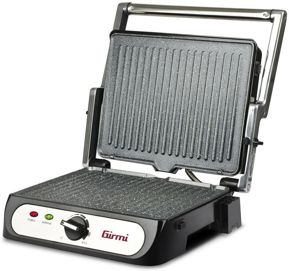 Cucina Sano con Girmi BS41: Bistecchiera 2000W Petravera per Famiglie
