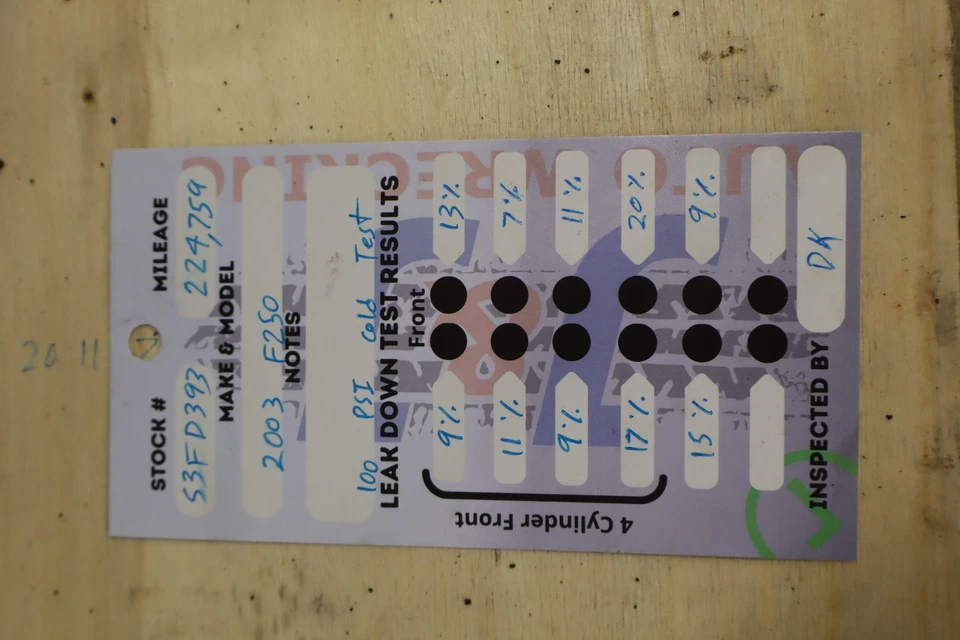 2002-2004 Ford F250 F350 6.8L V10 Engine Motor Assembly Video Tested Foto 2 de 4