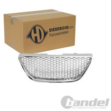 DIEDERICHS KÜHLERGRILL GRILL OHNE EMBLEM CHROM passend für SEAT IBIZA IV 6J 6P