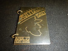 Livret Art Déco Métal Huff Gym 1938 Militaire Ball Danse FDR Franklin Roosevelt