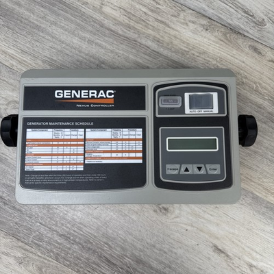 #ad Generac 0H7668D Nexus Generator Controller Control Panel Assy Used Tested Works $425.00