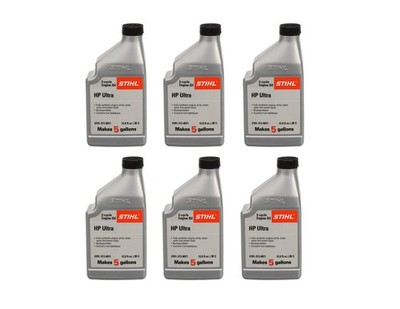 Engine Oil 2 Cycle 12.8 Ounce High Performance Ultra 6 Pack STIHL 0781 8013