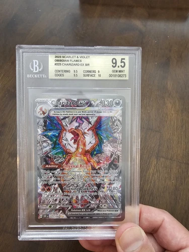 CHARIZARD EX SIR 2023 POKEMON  OBSIDIAN FLAMES 223 BGS 9.5 Simular to  PSA 10