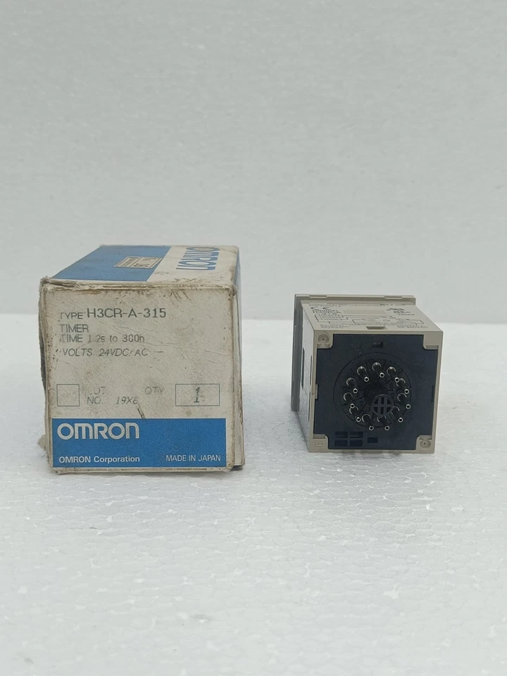OMRON H3CR-A SOLID STATE ANALOG TIMER 24V AC/DC 5A 250VAC WITH BOX–NEW OLD STOCK - Image 4 of 4