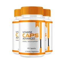 3-Pack VitaRise Caps, Vita Rise Advanced Male Performance Support - 180 Capsules