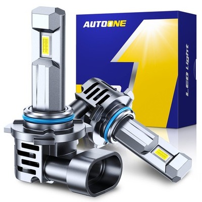 2Pcs 9005 LED Headlight Kit High Low Beam 600% Super 6500K Bright White Bulbs ED
