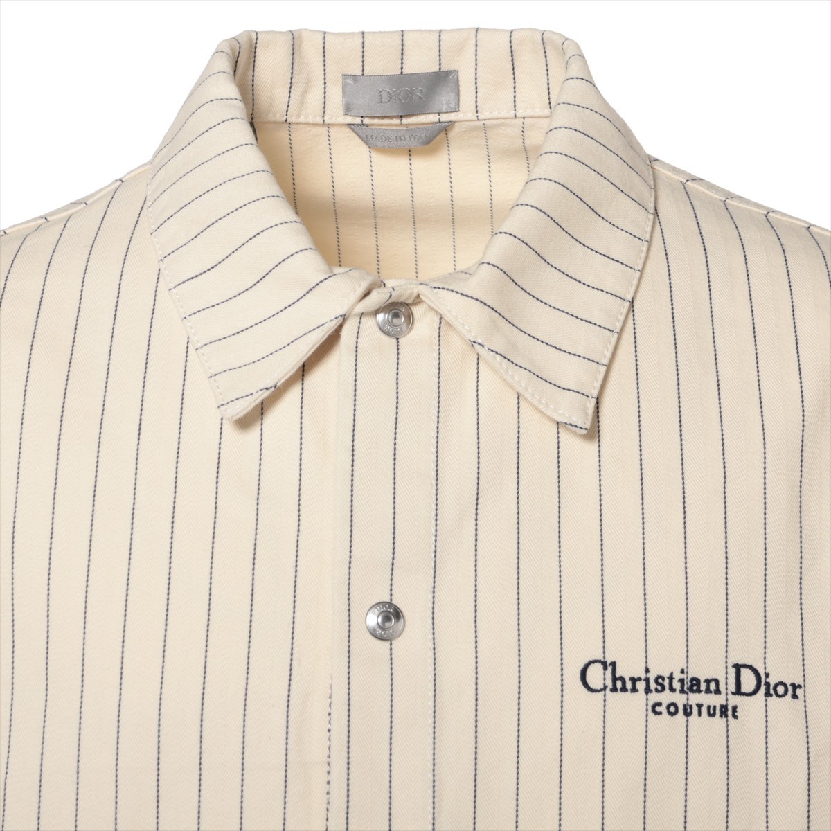 Christian　Dior　SPORTS ボーダー柄 シャツ S 中古・古着通販】Christian Dior Sports (クリスチャン