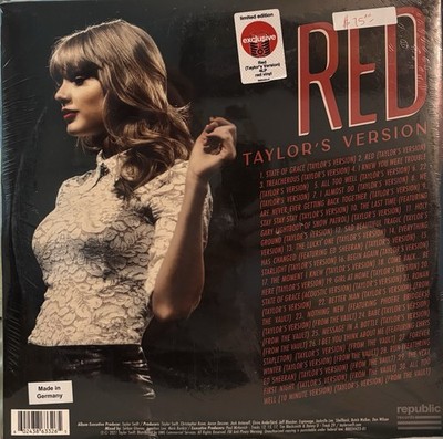 Taylor Swift Red (Taylor's Version) Target Exclusive Red Vinyl 4LP