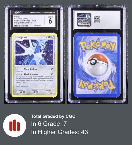 Dialga graded CGC 6 for sale on eBay