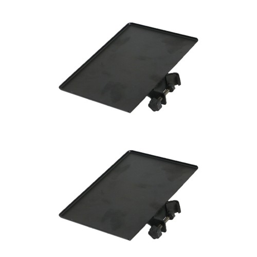 2 Pieces Microphone Stand Tray Tripod Sound Card Work Clamp Mount - 第 1/12 張圖片