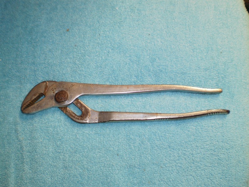 Vtg Wizard  Tongue & Groove Pliers Channel Lock Style Alloy Steel