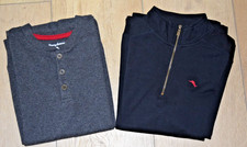 Tommy Bahama Boy's Bundle of 2 Pullover Sweater Black Gray Youth Size L 10-12